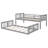 Twin Size Solid Wood Low Bunk Bed-1368673453