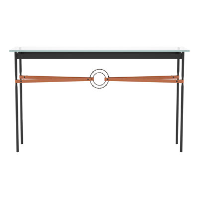54 in. Glass Console Table