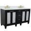 Ensemble de meuble-lavabo double 61 "avec miroir Schreck-1687713720