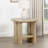 Coastal Square End Side Table with Shelf