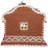 Kurt Adler 12.5-Inch Battery-Operated Light Up Nativity Gingerbread House