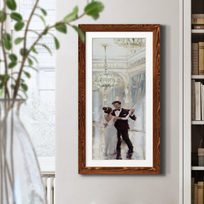 Ballroom Dancing - Peinture sur toile encadrée