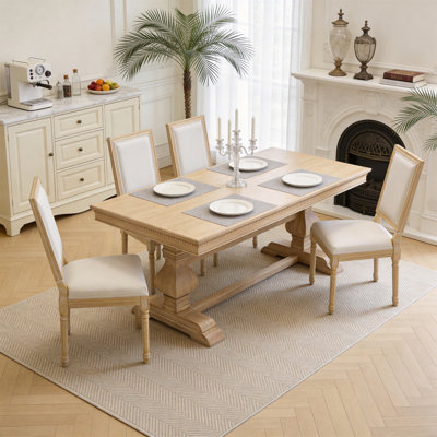 French Country Dining Chairs Set of 2