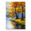 Two Trees by the Lake - Outdoor Area Rug for Bedroom Decor