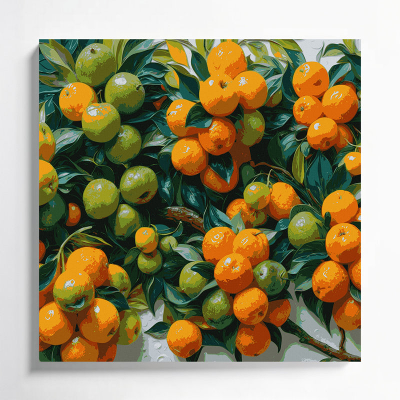 «Fruit Imbe», art mural sur toile, 8" H x 8" W