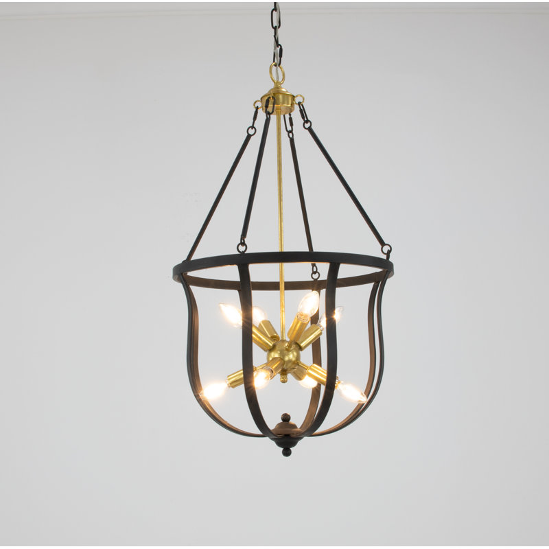 Maxim 8 - Light Chandelier, Black