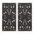 Distressed Carved Wood 2-Piece Wall Decor Set-1248743527