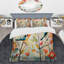 Ensemble de housse de couette en microfibre / polyester vert Mid Century Mod Nature IV-5659328
