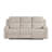 Galya 3 Pcs Light Gray Chenille Living Room Set (Sofa, Loveseat, Chair)