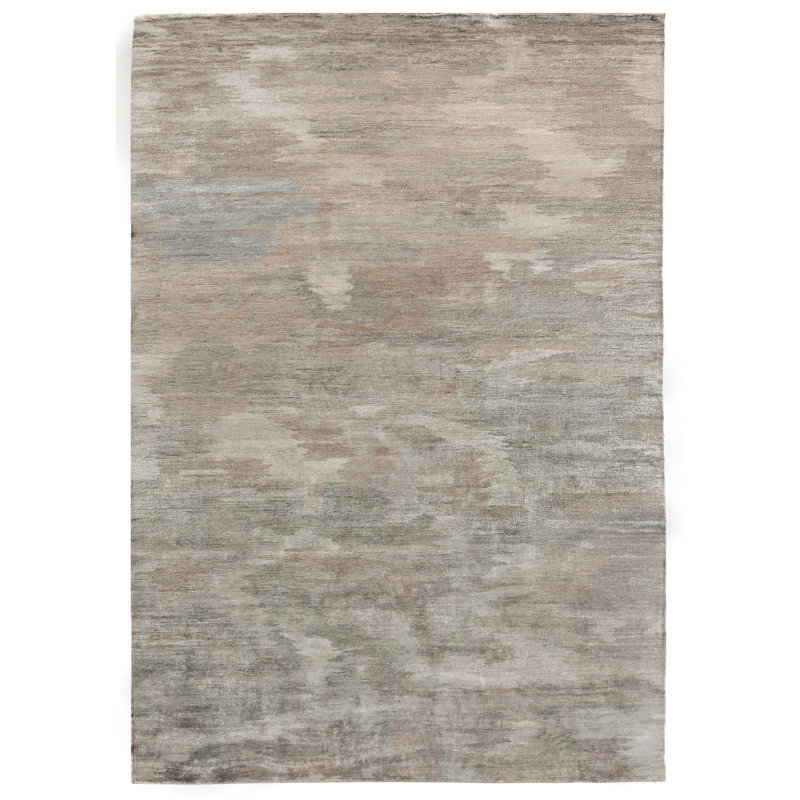 Handmade Abstract Area Rug, Rectangle 6' x 9'