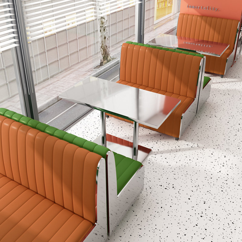 Banc de rangement Nordic Modern Cafe, Brun / vert