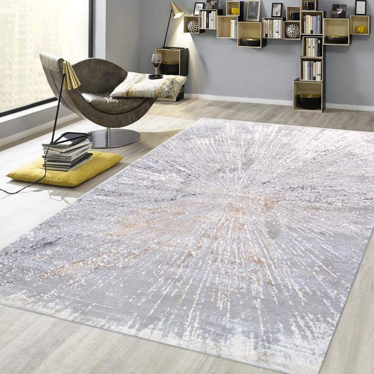 Startburst Abstract Indoor Rug