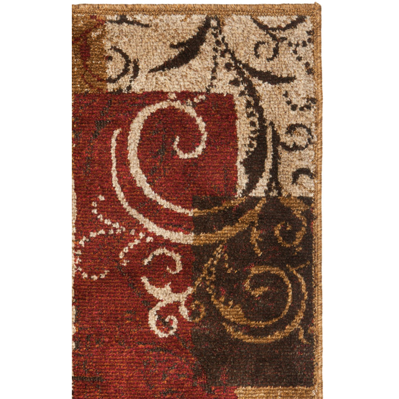 Tapis floral Kashmir Performance, Rectangle 4 pi x 6 pi