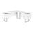 L-Shaped Solid Wood Computer Desk-605548177