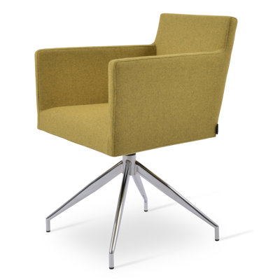 Chaise avec accoudoirs pivotants Harput Spider