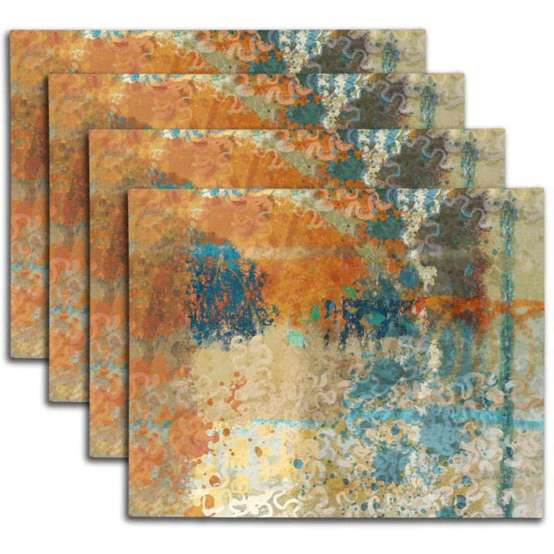 Napperon abstrait en polyester