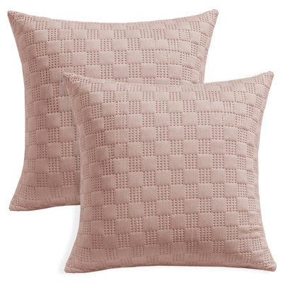 Aspire Homeware Embossed Square Velvet Cushion Covers