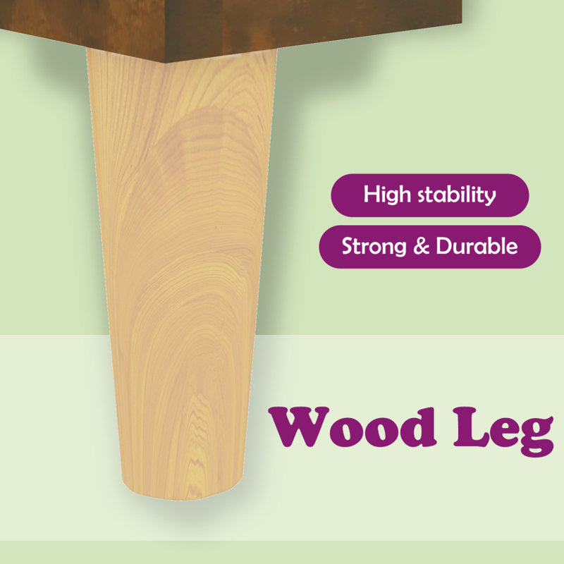 Garuda End Table, Smoked Oak