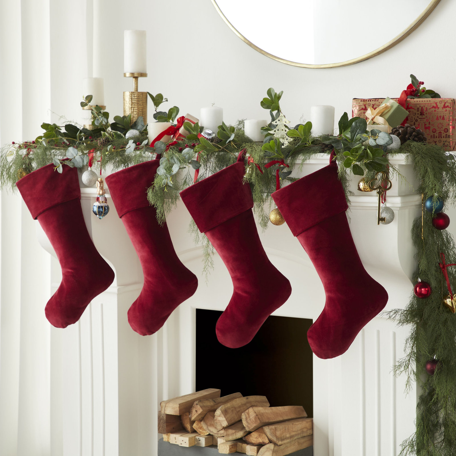 Handmade Velvet Stocking