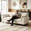 80.7" Corduroy Loveseat Sofa-72478836