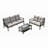 3-Piece Metal Patio Furniture Set-372179945