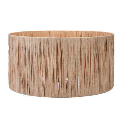 Natural Raffia Drum Lamp Shade (Uno)