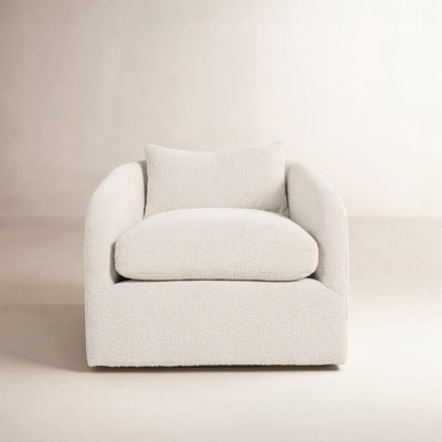 Windridge Upholstered Swivel Barrel Chair