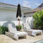 Parasol de terrasse bohémien à franges, 6,5 pi, noir noble (base non incluse)-2077714144