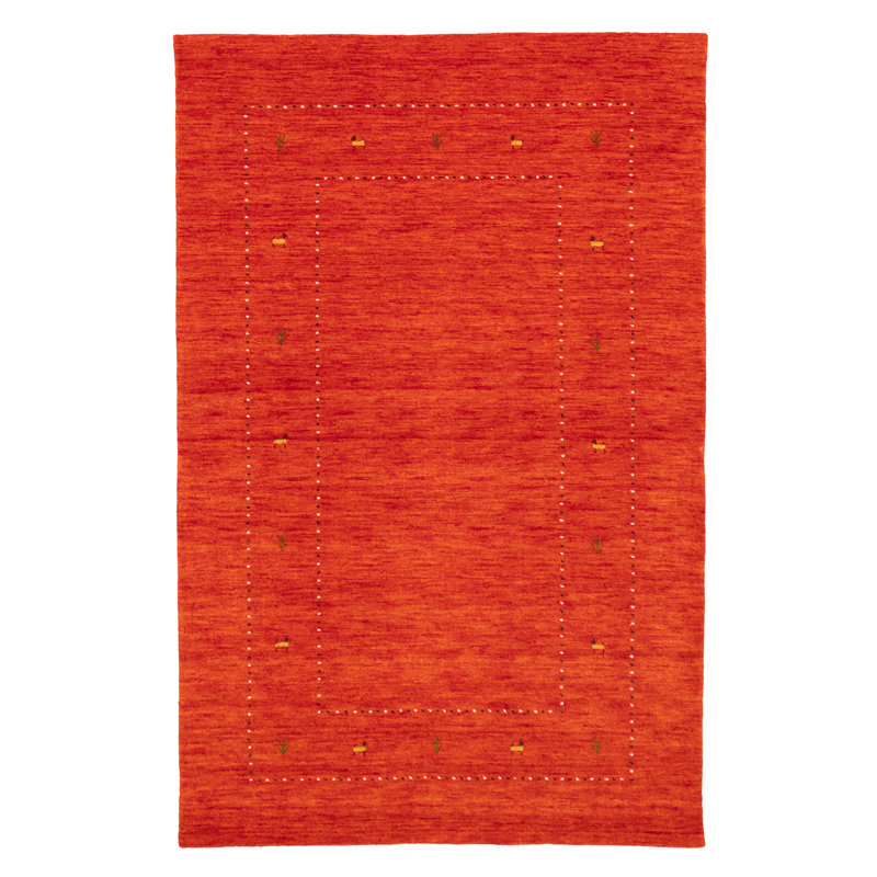 Tapis rouge Kashkuli Gabbeh 5 pi 1 po x 7 pi 10 po