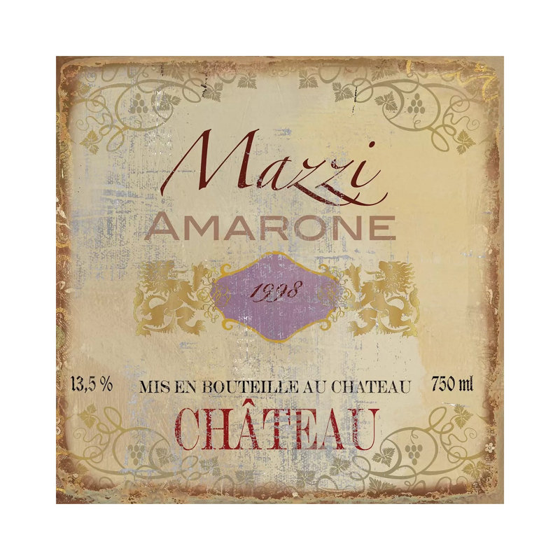 Vino III by Aimee Wilson - Wrapped Canvas Print, 30.48 cm H x 30.48 cm W