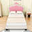 Johntae Vegan Leather Platform Bed-2041071758