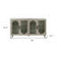 Buffet 60 "en bois doré et verre avec quatre portes 60"