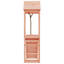 Durst Freeport Park 64cm W Outdoor Solid Wood Playhouse-355881345