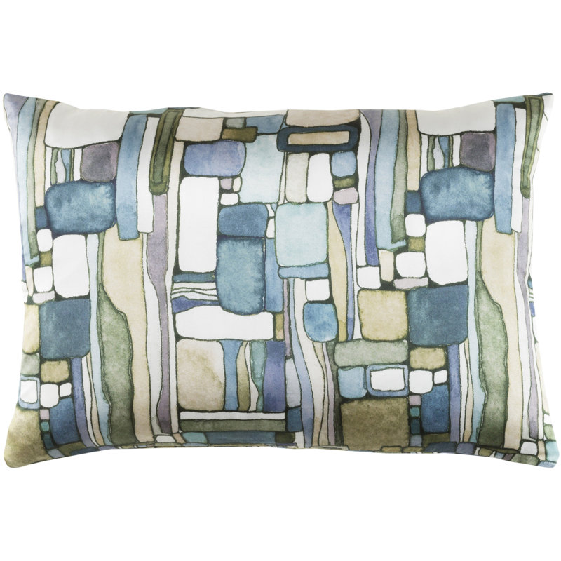 Housse de coussin en soie Natural Affinity, Vert, Housse de coussin seulement - sans insert