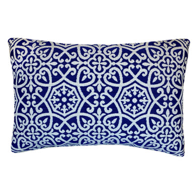 Fretwork Fretwork Sunbrella® Lumbar Pillow