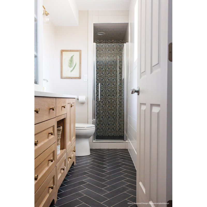 Casablanca 5" x 5" Ceramic Patterned Floor Use Tile