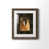 Papier, cadre noyer