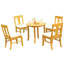Osborne Outdoor - Piece Teak Bistro Set-1806686187-1806686197