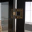 Vitrine 2 portes vitrée, éclairée, miroir arrière - standard