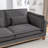 84.6" Retro Upholstered Sofa-1013090609