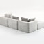 Gris fumé, velours côtelé, conception compressée, sièges moelleux, configuration modulaire, salon à la maison - tout compressé, velours côtelé, sièges de salon, modulaire, espace