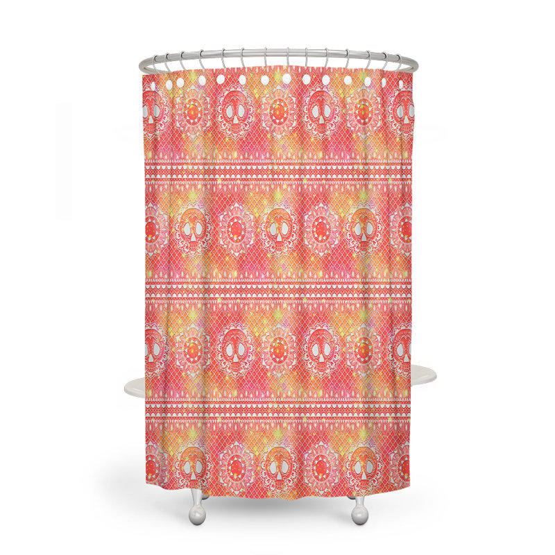 Damask Shower Curtain, 83" H x 70" W