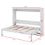 Lit escamotable double pleine grandeur-324761292-324761293