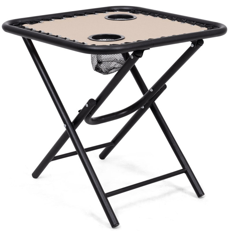Fauteuil inclinable avec coussins et table Varian, Beige
