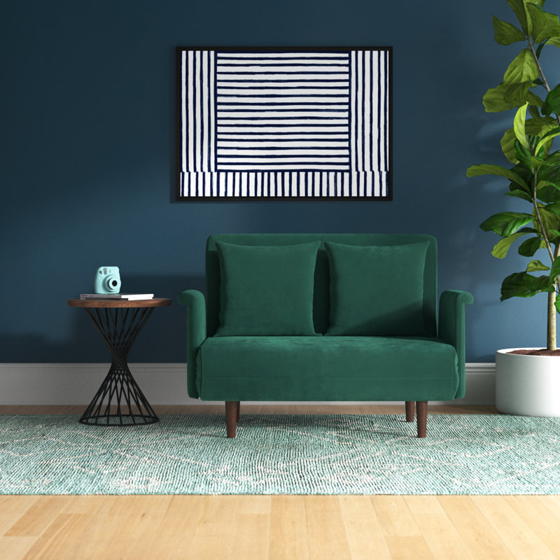 Finnick Velvet Accent Chair, Green Velvet
