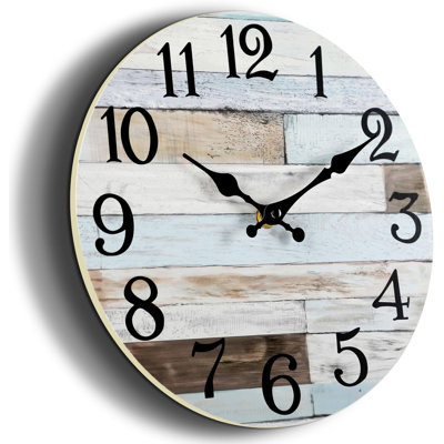Wendee Manufactured Wood Wall Clock