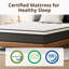 Matelas grand blanc 12 po
