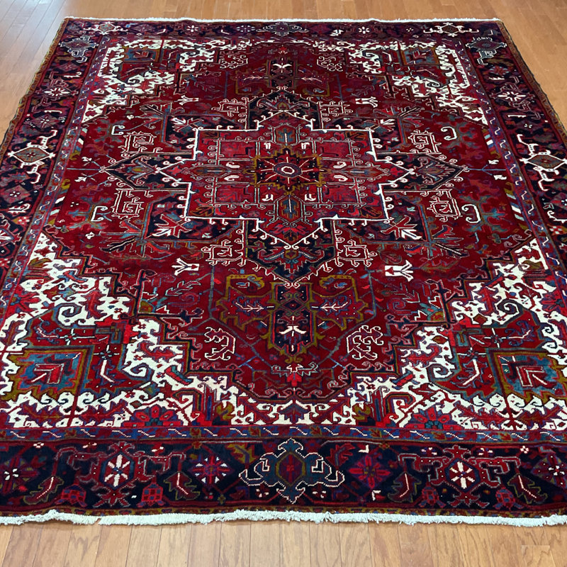 HERAT ORIENTAL Handmade Heriz Wool Rug