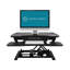 Convertisseur de bureau électrique debout 40 po VersaDesk PowerPro Elite avec bouton-poussoir réglable en hauteur et port de charge USB, cerise-739208822-739208821