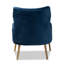 Velvet Wingback Chair-2030735435